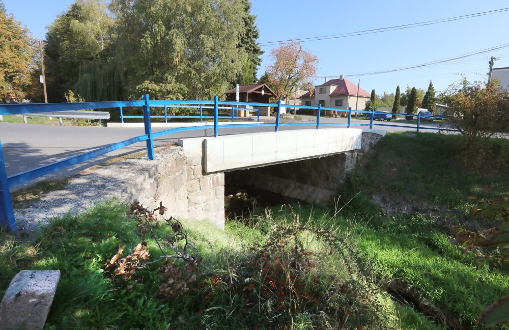 Zrekonštruovaný most v Janovej Lehote 