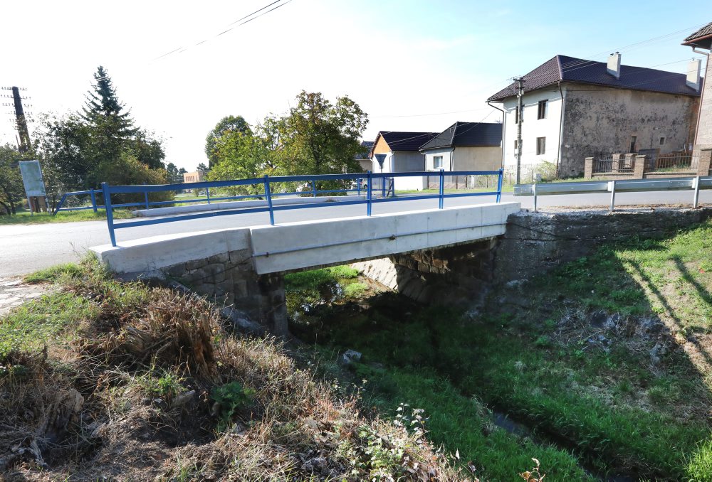Zrekonštruovaný most v Janovej Lehote 