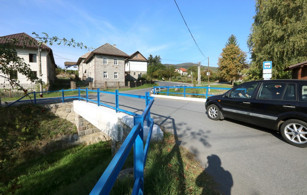 Zrekonštruovaný most v Janovej Lehote 