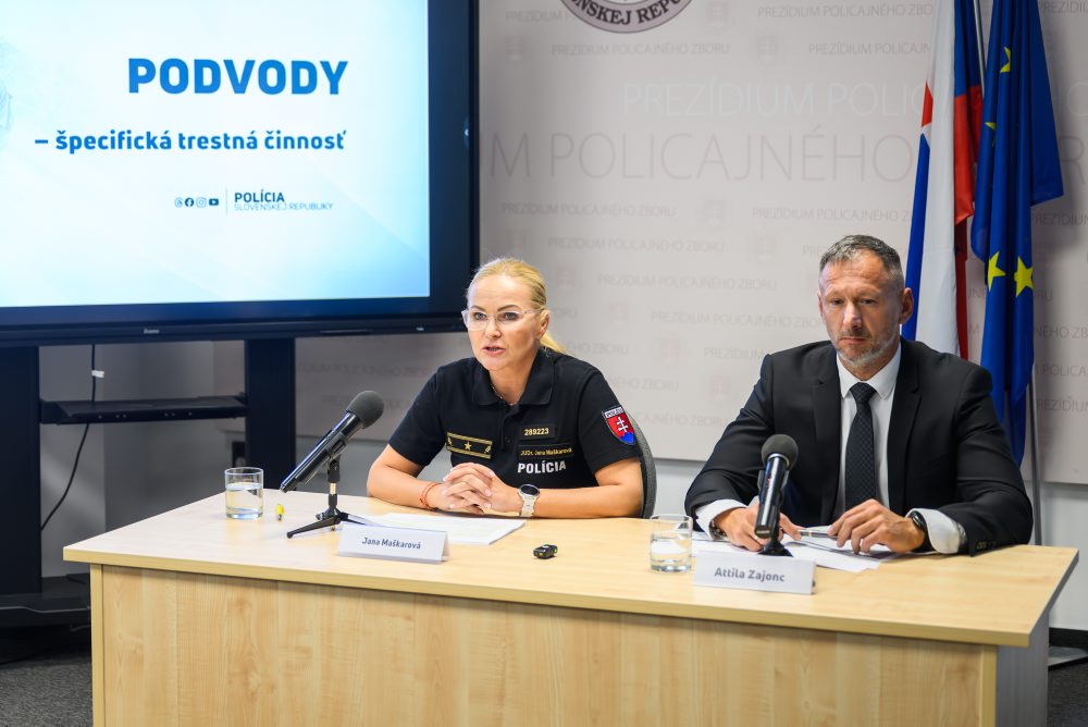 Tlačová konferencia Prezídia Policajného zboru SR