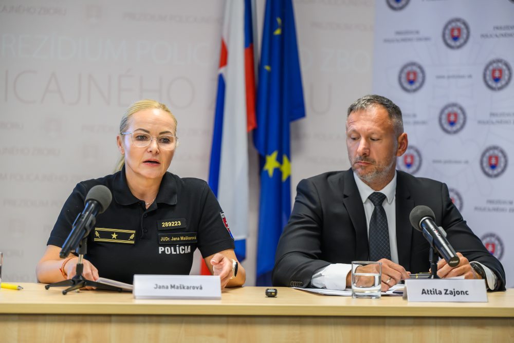 Tlačová konferencia Prezídia Policajného zboru SR