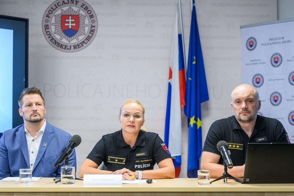 Tlačová konferencia Prezídia Policajného zboru SR