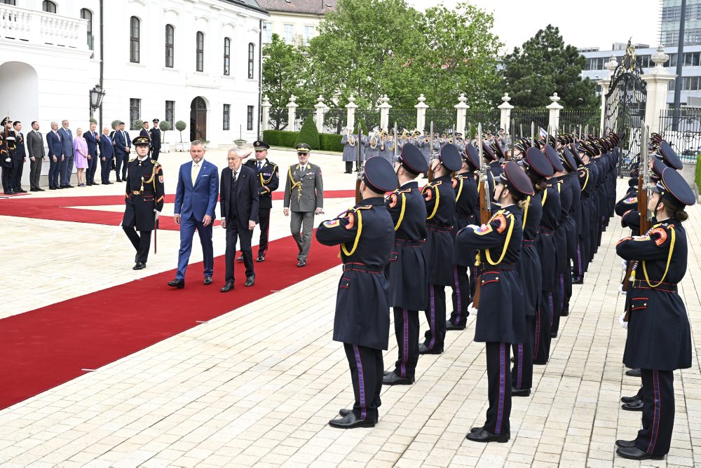 Rakúsky prezident Alexander Van der Bellen na oficiálnej návšteve Slovenska