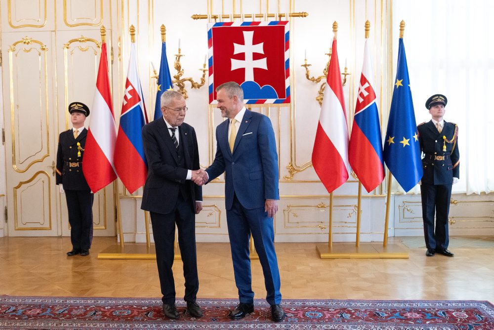Rakúsky prezident Alexander Van der Bellen na oficiálnej návšteve Slovenska