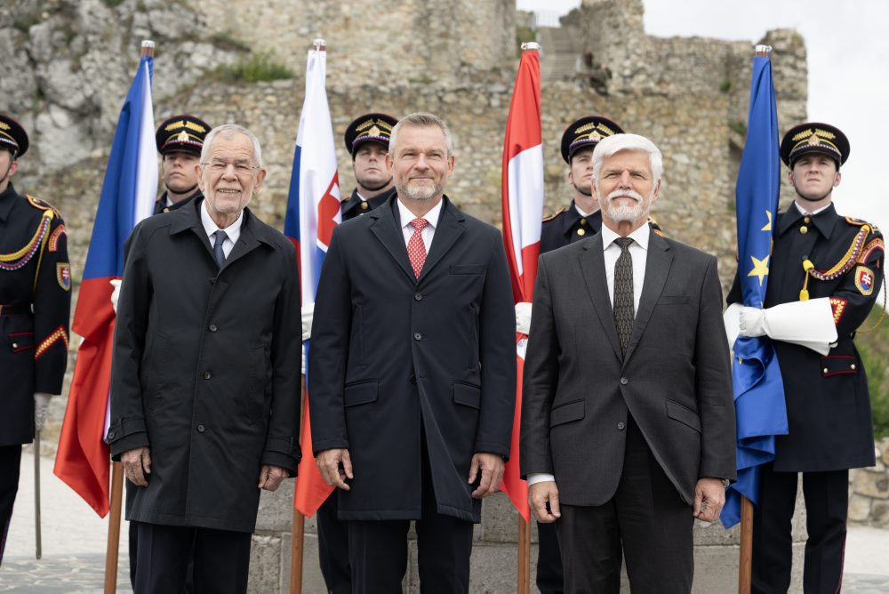 Stretnutie prezidentov krajín Slavkovského formátu v Bratislave  