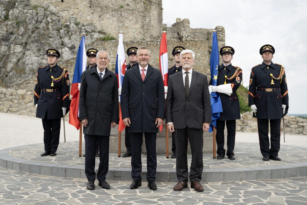 Stretnutie prezidentov krajín Slavkovského formátu v Bratislave  