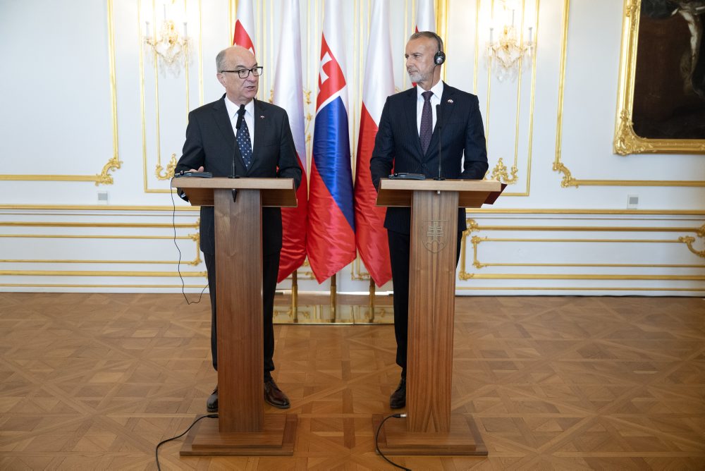 Richard Raši prijal na Bratislavskom hrade predsedu Sejmu Poľskej republiky Wlodzimierza Czarzastého