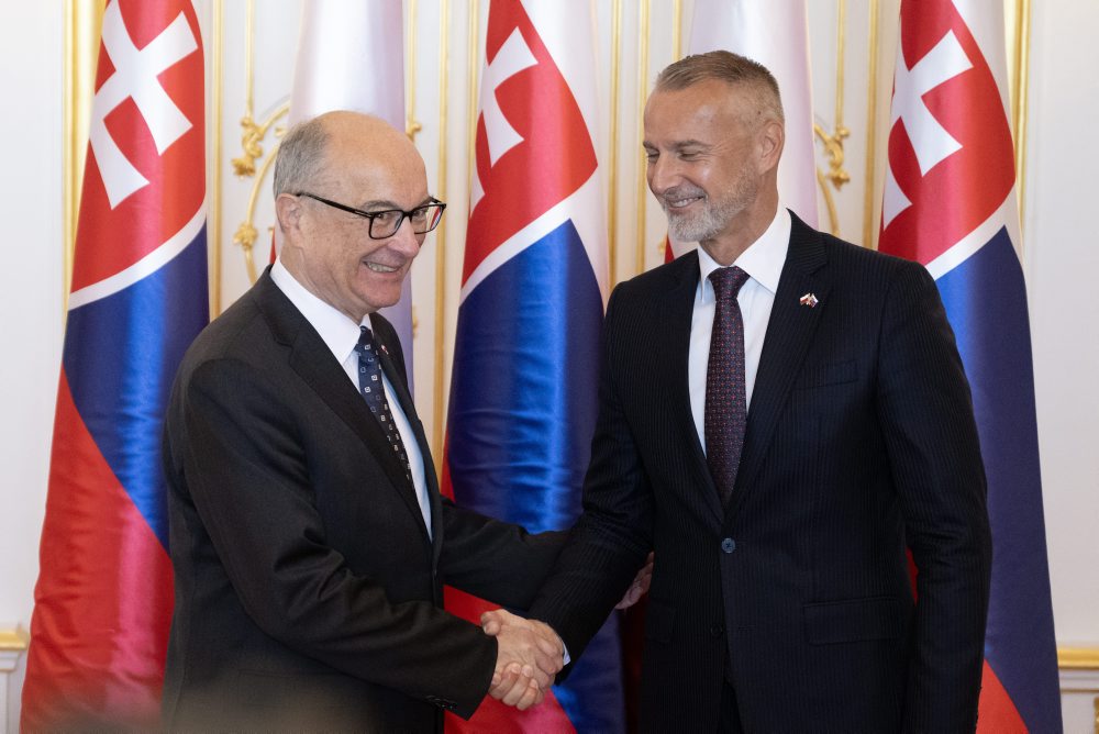 Richard Raši prijal na Bratislavskom hrade predsedu Sejmu Poľskej republiky Wlodzimierza Czarzastého