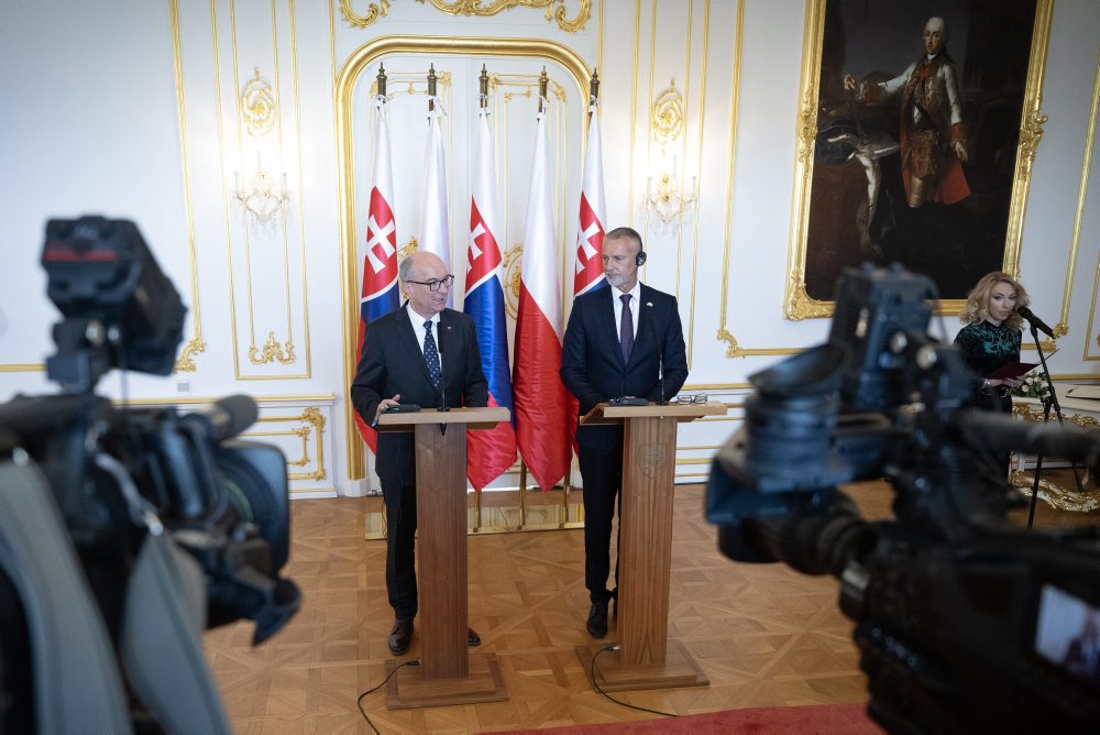 Richard Raši prijal na Bratislavskom hrade predsedu Sejmu Poľskej republiky Wlodzimierza Czarzastého