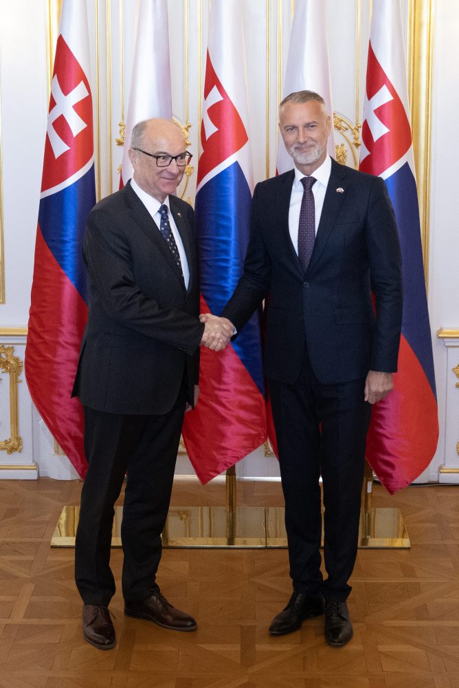 Richard Raši prijal na Bratislavskom hrade predsedu Sejmu Poľskej republiky Wlodzimierza Czarzastého