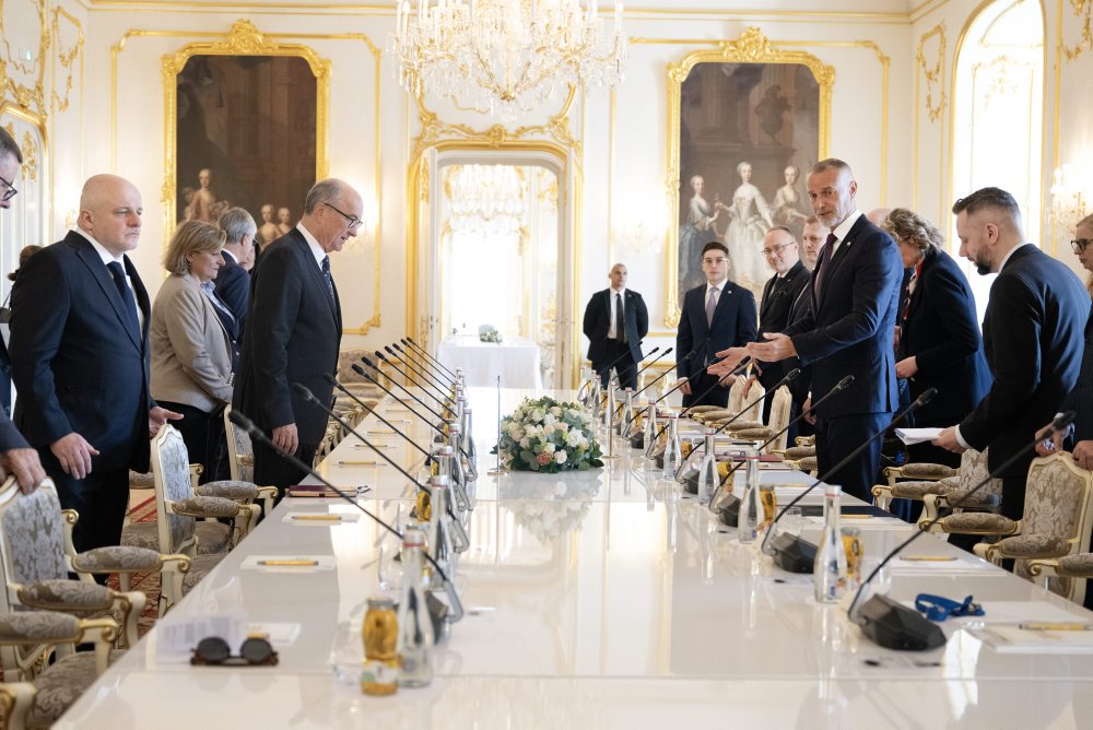 Richard Raši prijal na Bratislavskom hrade predsedu Sejmu Poľskej republiky Wlodzimierza Czarzastého