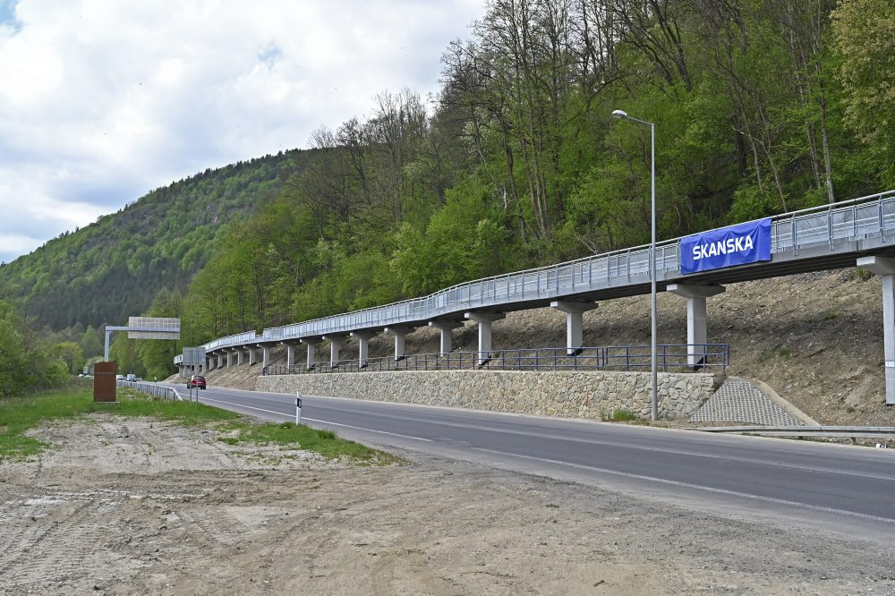 Výstavba cyklochodníka pri meste Brezno