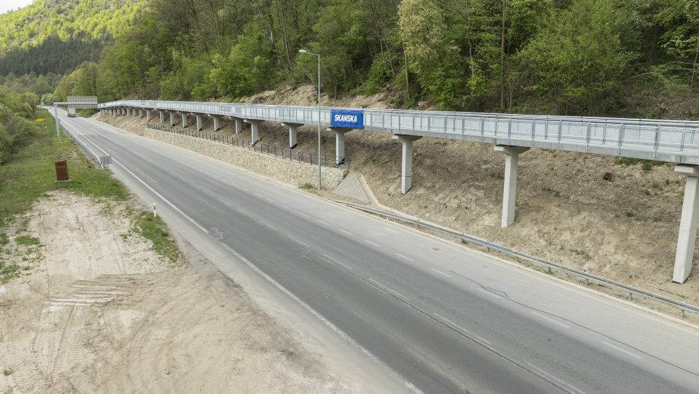 Výstavba cyklochodníka pri meste Brezno
