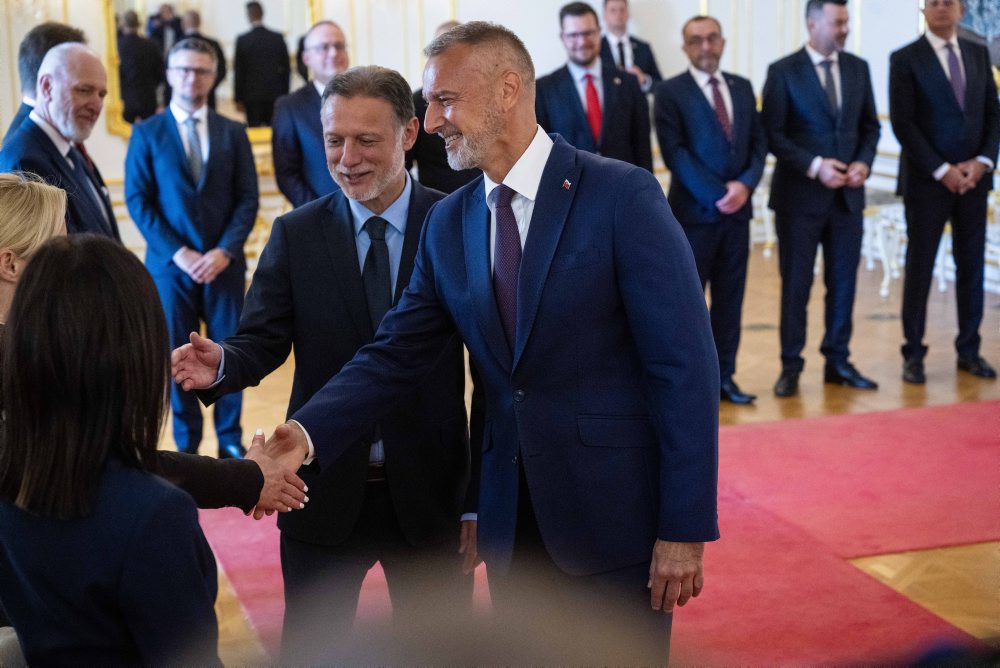 Richard Raši prijal na Bratislavskom hrade predsedu Saboru Chorvátskej republiky Gordana Jandrokoviča  