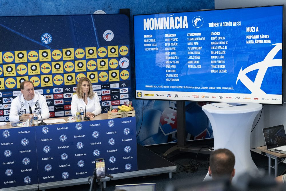 Tlačová konferencia reprezentačného trénera Vladimíra Weissa st. k nominácii na prípravné zápasy 