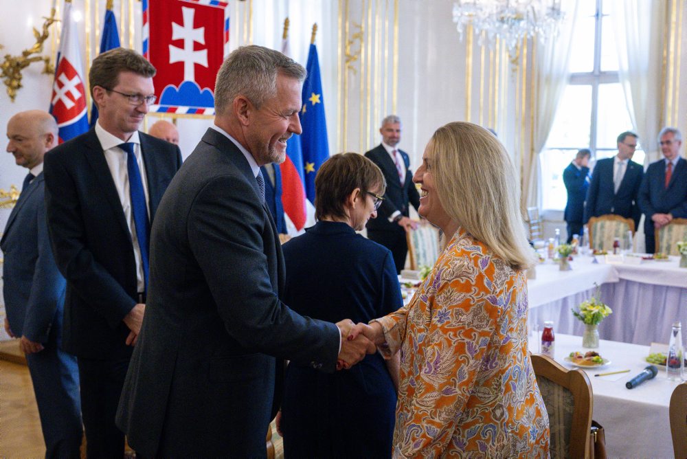 Prezident SR Peter Pellegrini prijal v Prezidentskom paláci v Bratislave veľvyslancov členských krajín EÚ