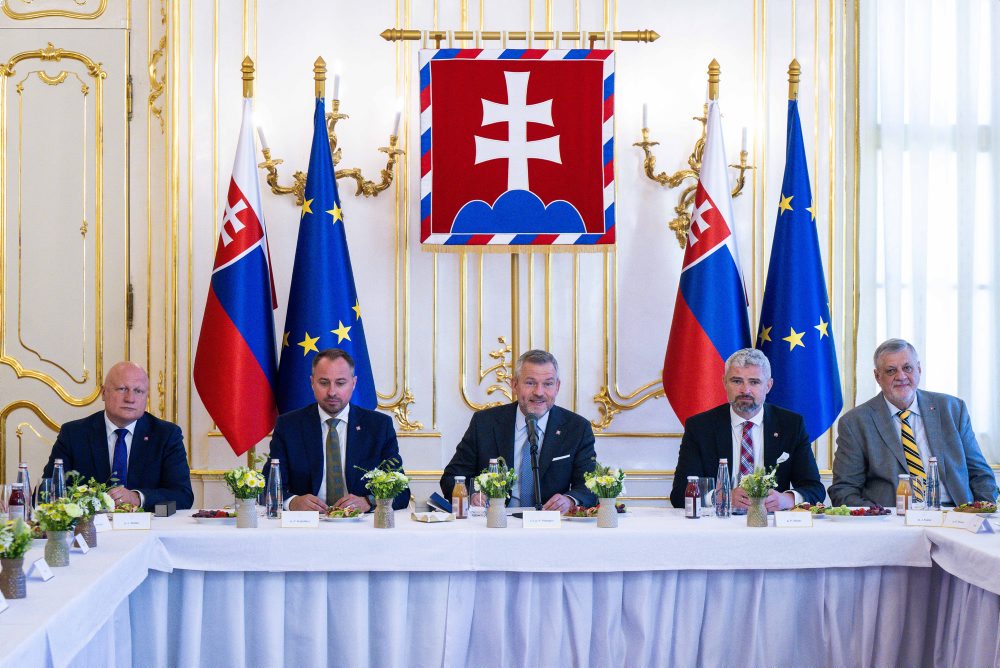 Prezident SR Peter Pellegrini prijal v Prezidentskom paláci v Bratislave veľvyslancov členských krajín EÚ