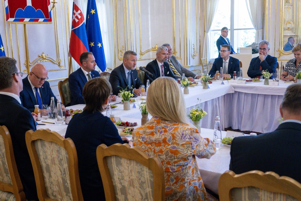 Prezident SR Peter Pellegrini prijal v Prezidentskom paláci v Bratislave veľvyslancov členských krajín EÚ
