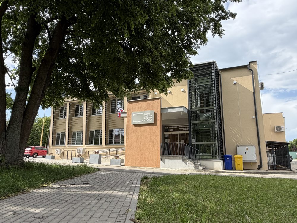 Zrekonštruovaná budova Štátnej vedeckej knižnice v Prešove