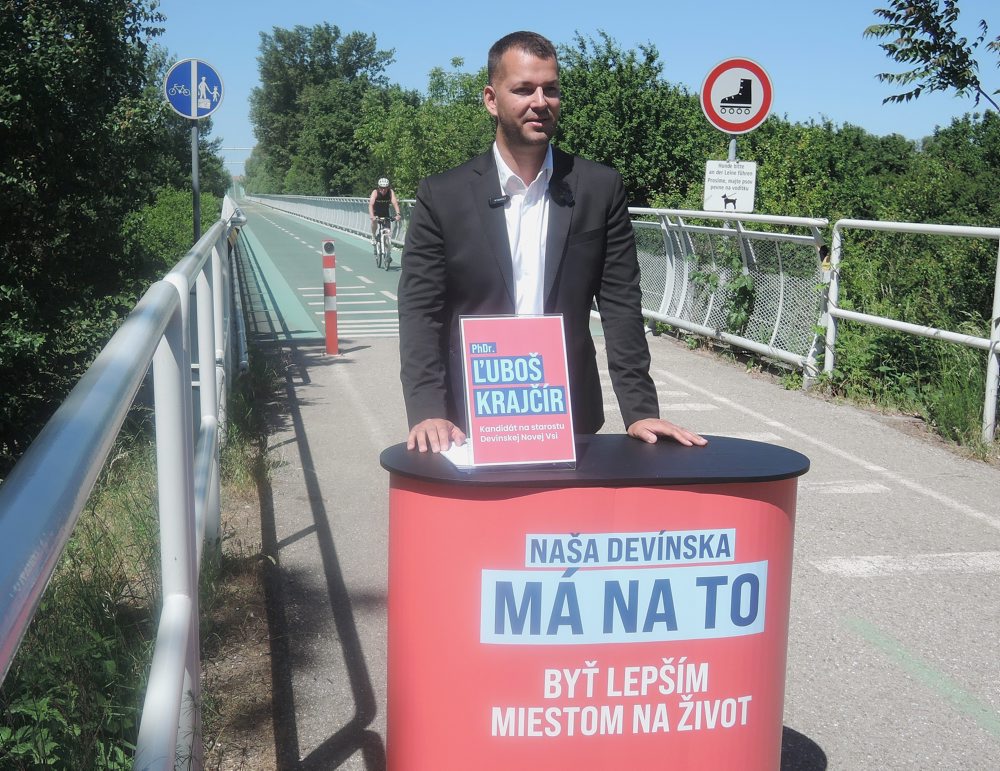 Voľby26: Na post starostu v bratislavskej Devínskej Novej Vsi kandiduje Ľuboš Krajčír