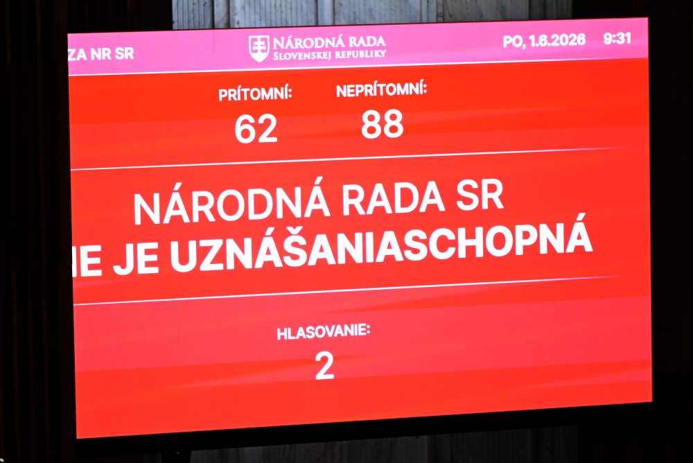 NRSR: Poslanci neboli uznášaniaschopní pri pokuse začať odvolávanie ministra životného prostredia SR Tomáša Tarabu