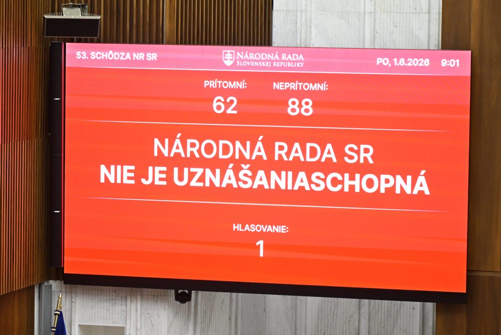 NRSR: Poslanci neboli uznášaniaschopní pri pokuse začať odvolávanie ministra životného prostredia SR Tomáša Tarabu