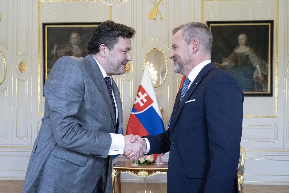 Prezident SR Peter Pellegrini prijal predsedu Najvyššieho súdu SR Františka Moznera