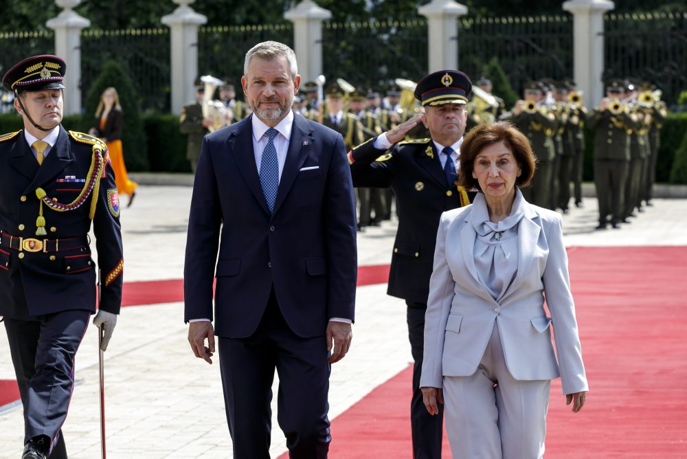 Prezident SR Peter Pellegrini prijal v Prezidentskom paláci prezidentku Severného Macedónska Gordanu Siľanovskú-Davkovovú