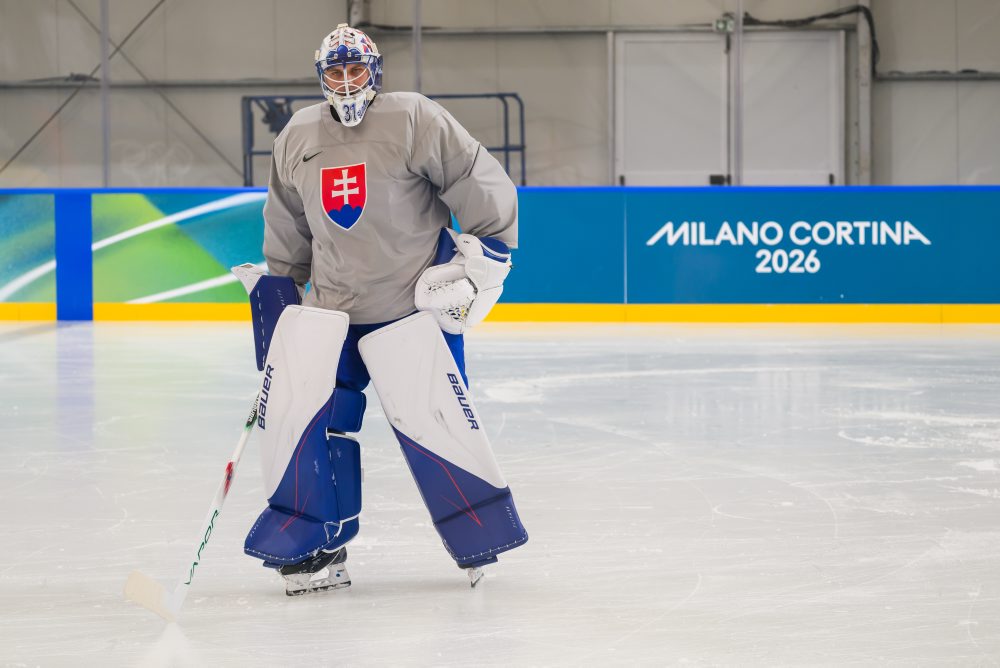 Tréning slovenskej hokejovej reprezentácie pred ZOH 