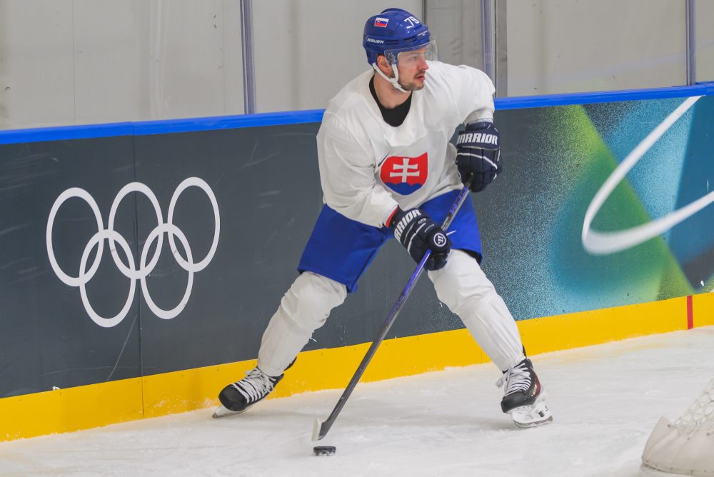 Tréning slovenskej hokejovej reprezentácie pred ZOH 