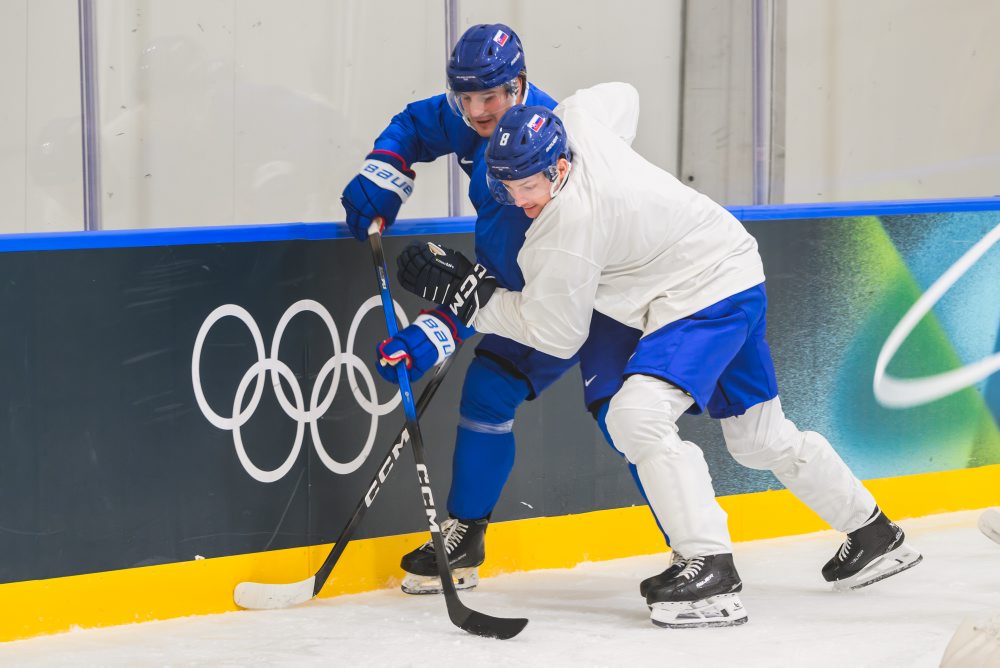 Tréning slovenskej hokejovej reprezentácie pred ZOH 