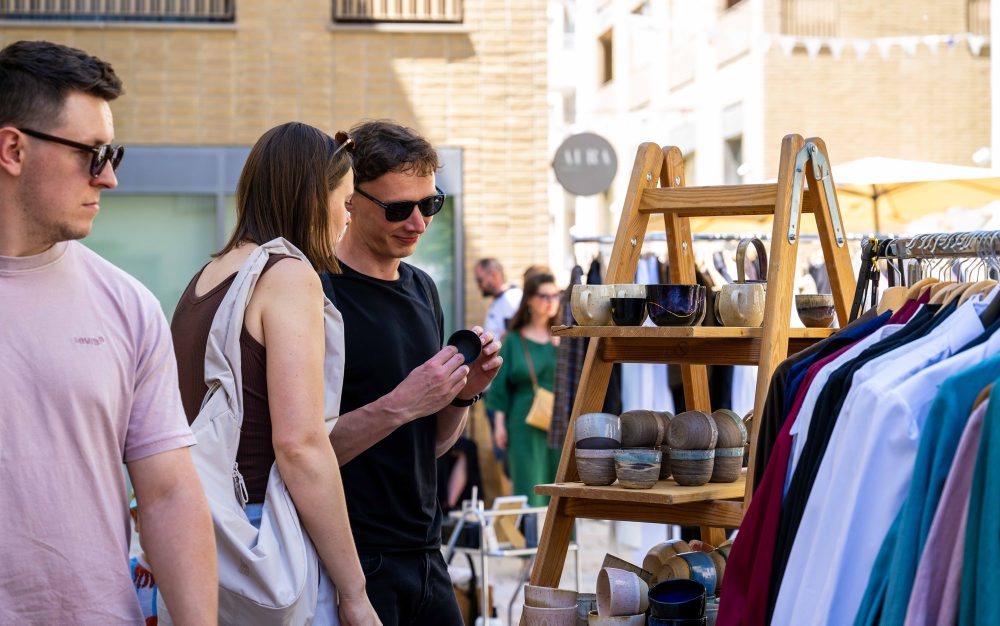 Vydrica market na Floriánskej ulici v Bratislave 
