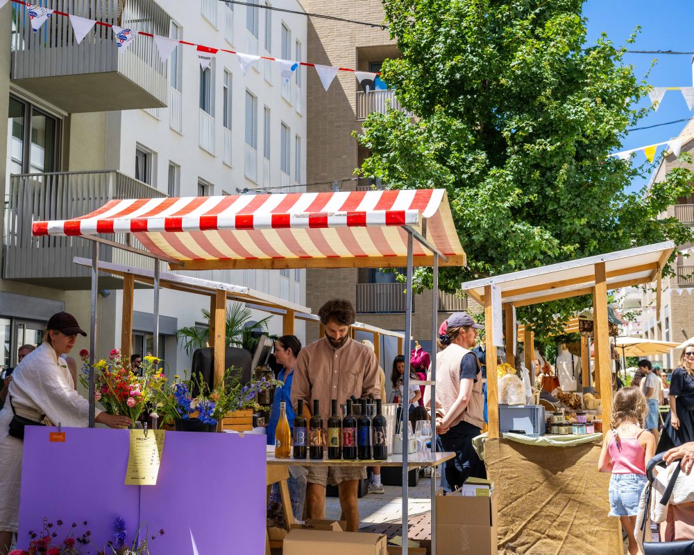 Vydrica market na Floriánskej ulici v Bratislave 