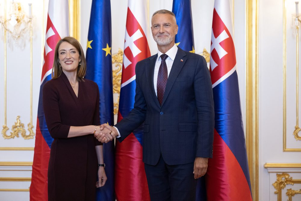 Predsedníčka Európskeho parlamentu Roberta Metsolová na návšteve Slovenska