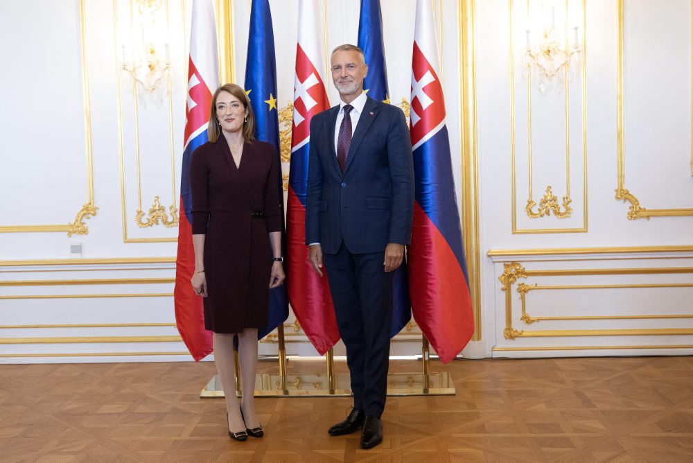 Predsedníčka Európskeho parlamentu Roberta Metsolová na návšteve Slovenska