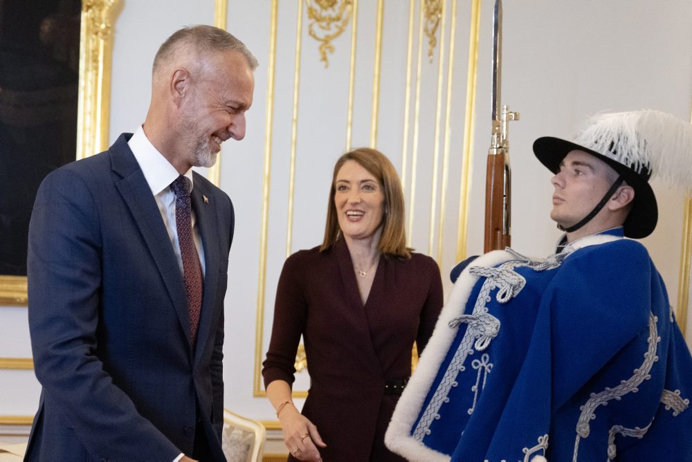 Predsedníčka Európskeho parlamentu Roberta Metsolová na návšteve Slovenska