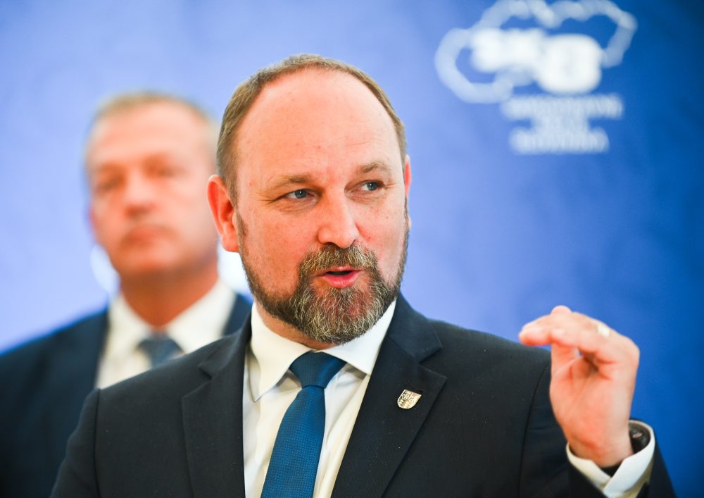 Tlačová konferencia Zhromaždenia združenia Samosprávne kraje Slovenska (SK8)
