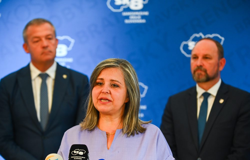Tlačová konferencia Zhromaždenia združenia Samosprávne kraje Slovenska (SK8)