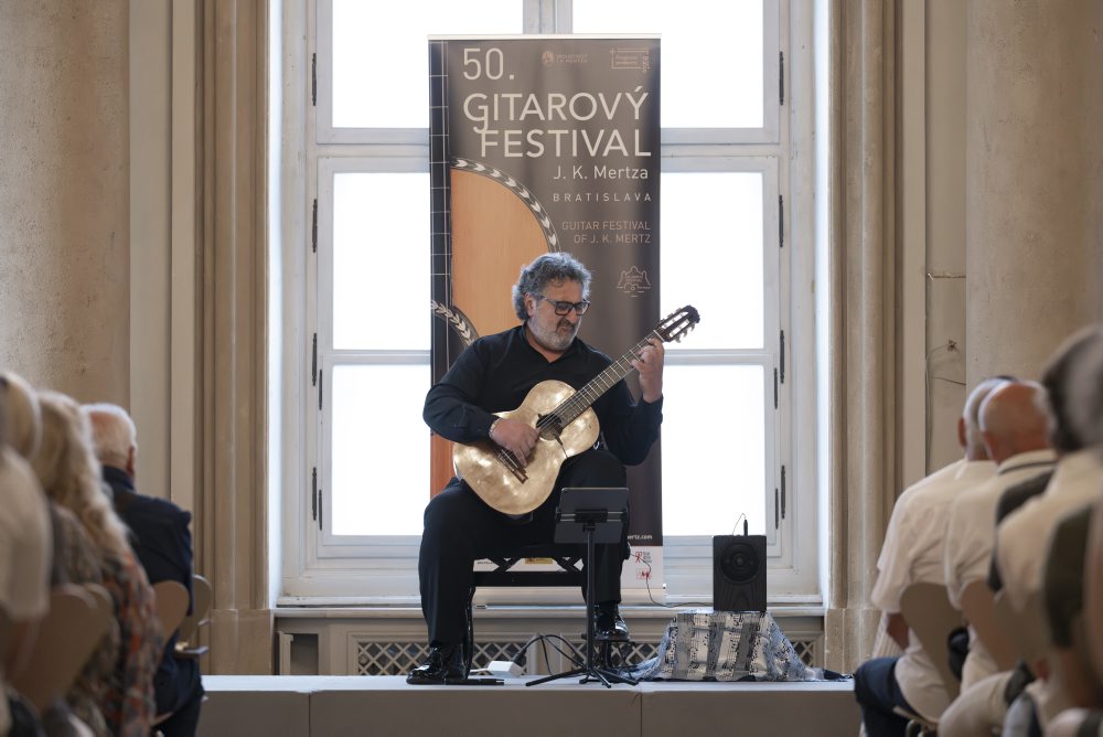 Aniello Desiderio otvoril jubilejný 50. ročník Gitarového festivalu J. K. Mertza