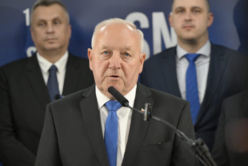 Voľby26: Tlačová konferencia Slovenskej národnej strany k predstaveniu kandidáta SNS na predsedu Žilinského samosprávneho kraja