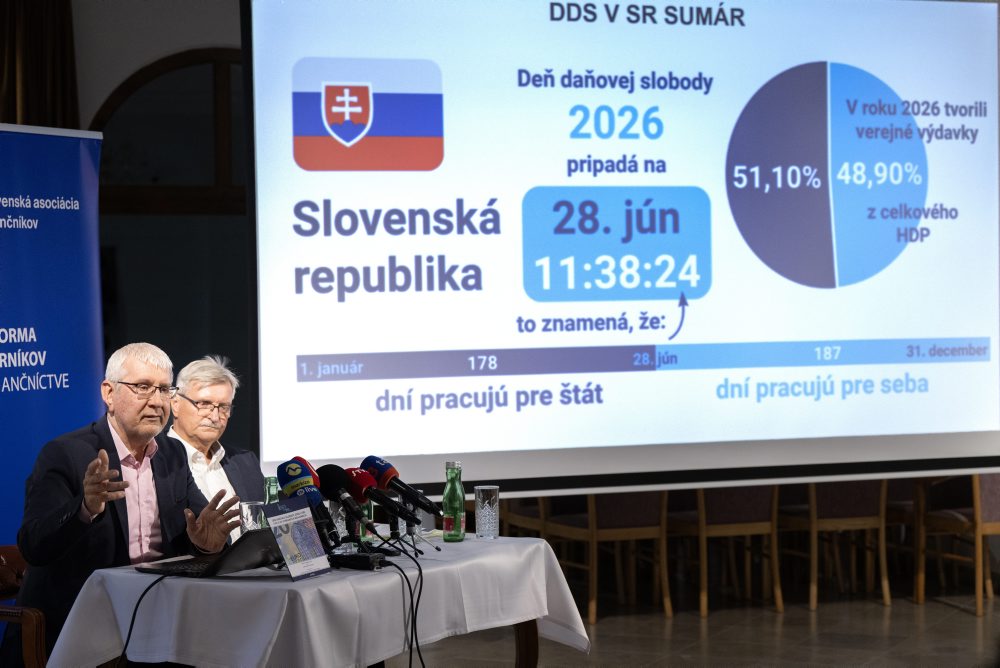 Tlačová konferencia Inštitútu slobody a podnikania