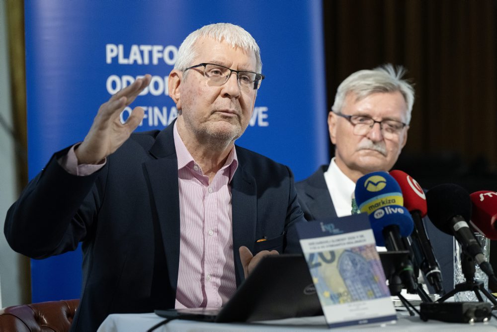 Tlačová konferencia Inštitútu slobody a podnikania
