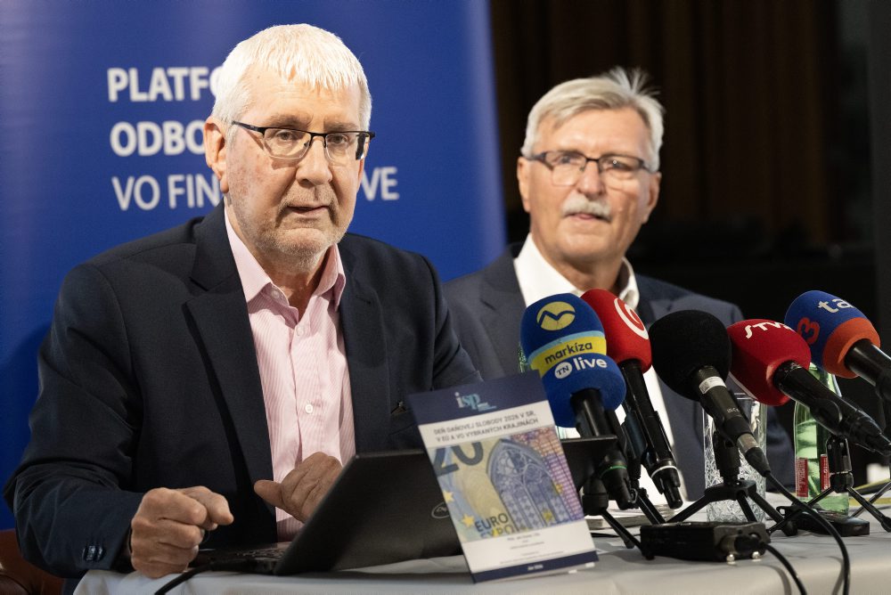 Tlačová konferencia Inštitútu slobody a podnikania
