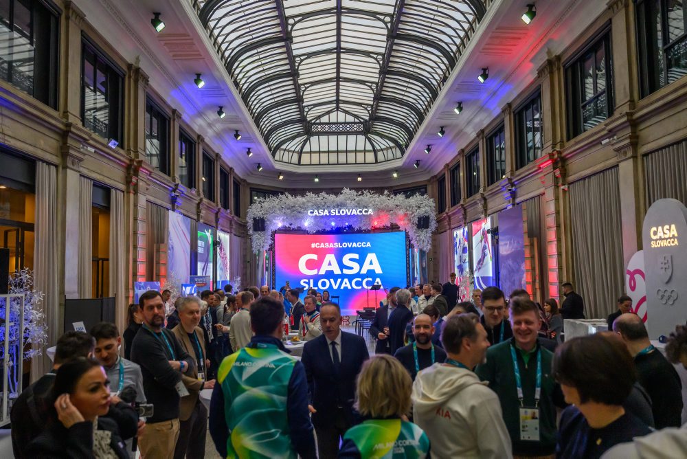 Otvorenie Slovenského olympijského domu na ZOH v Miláne