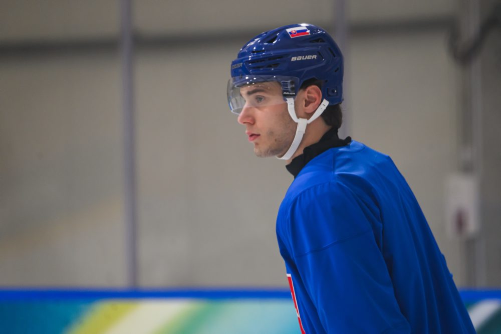 Tréning slovenskej hokejovej reprezentácie pred ZOH 