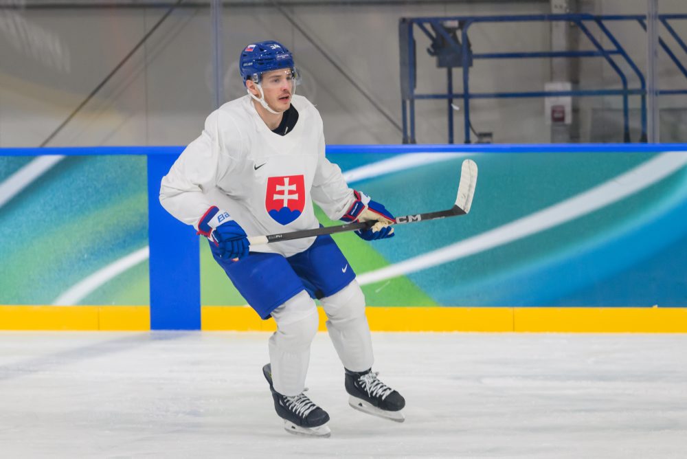 Tréning slovenskej hokejovej reprezentácie pred ZOH 