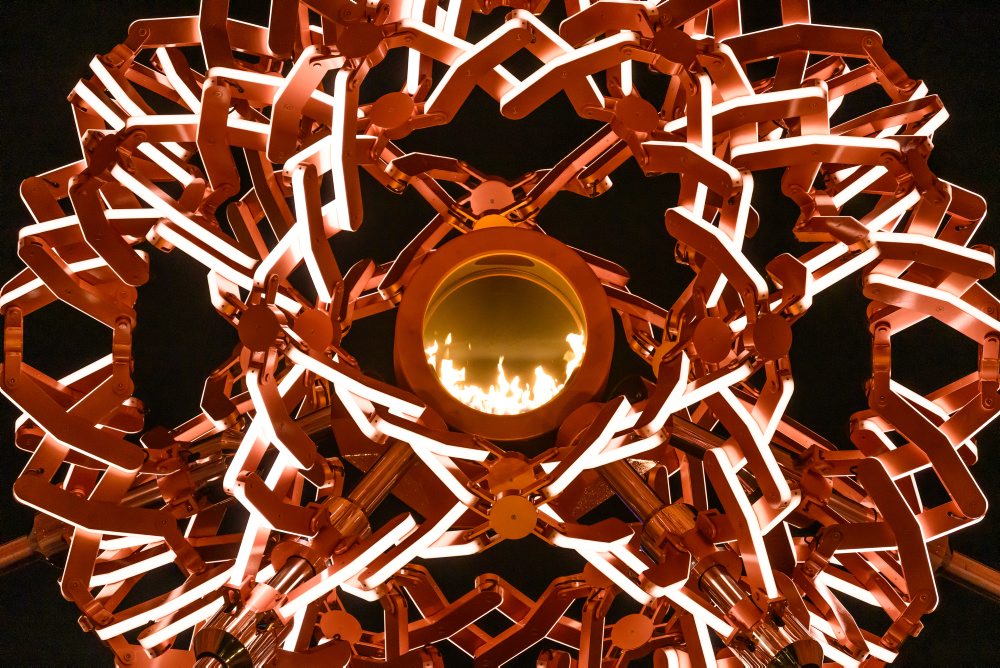 Olympijský oheň v Miláne 