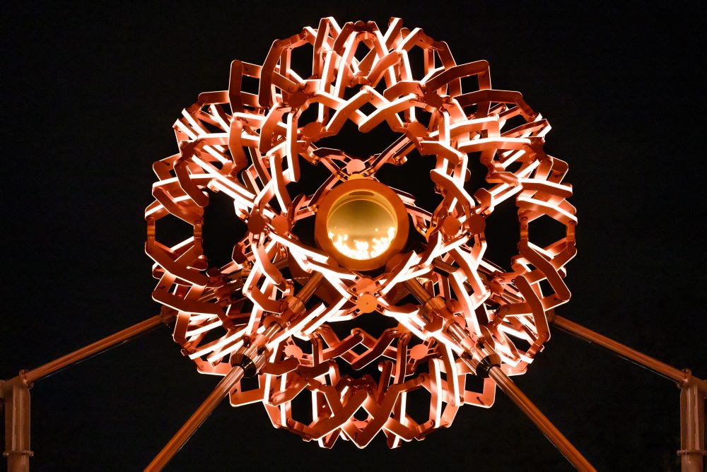 Olympijský oheň v Miláne 