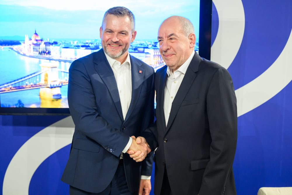 Stretnutie prezident Slovenska a Maďarsko v Slovenskom olympijskom dome v Miláne