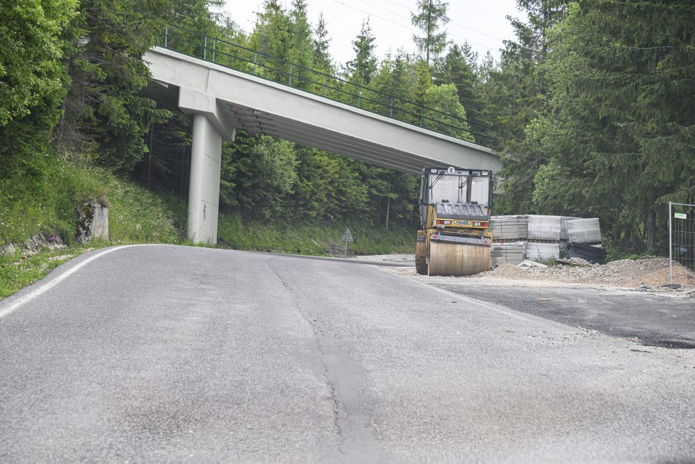 Rekonštrukcia cesty na Štrbské Pleso z Tatranskej Štrby